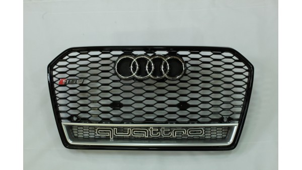 Решетка радиатора в стиле RS quattro А6 C7 рестайлинг